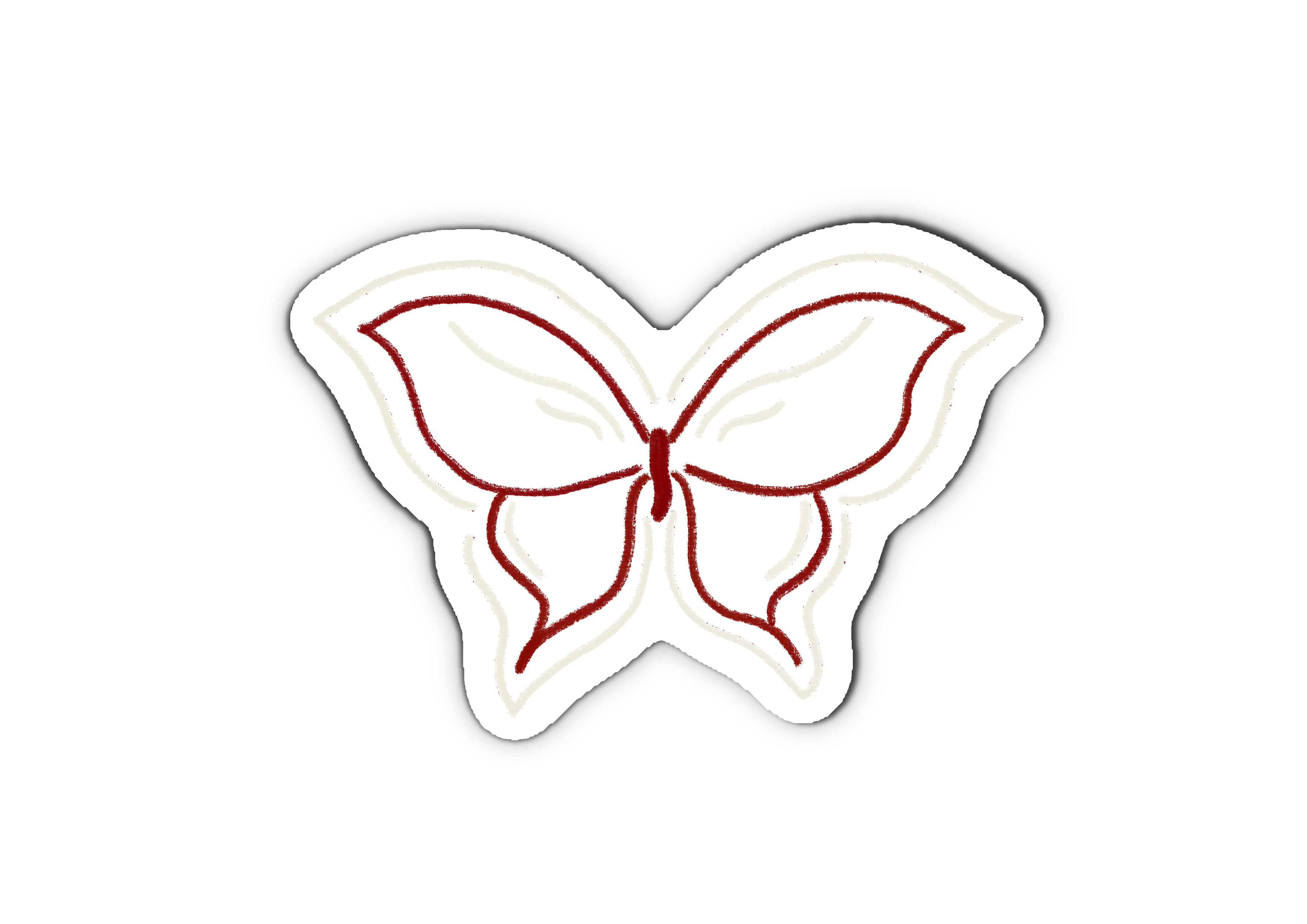 Sticker papillon