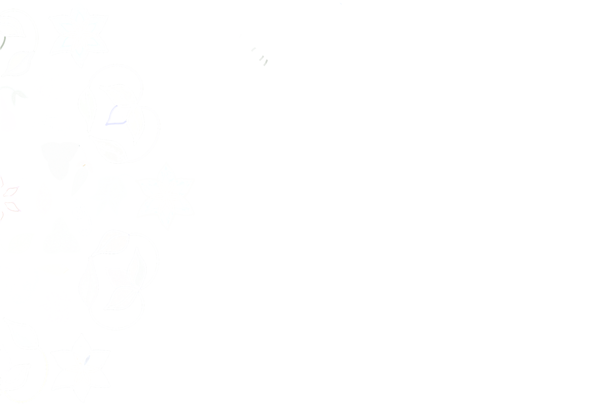 Kolam décoratif gauche
