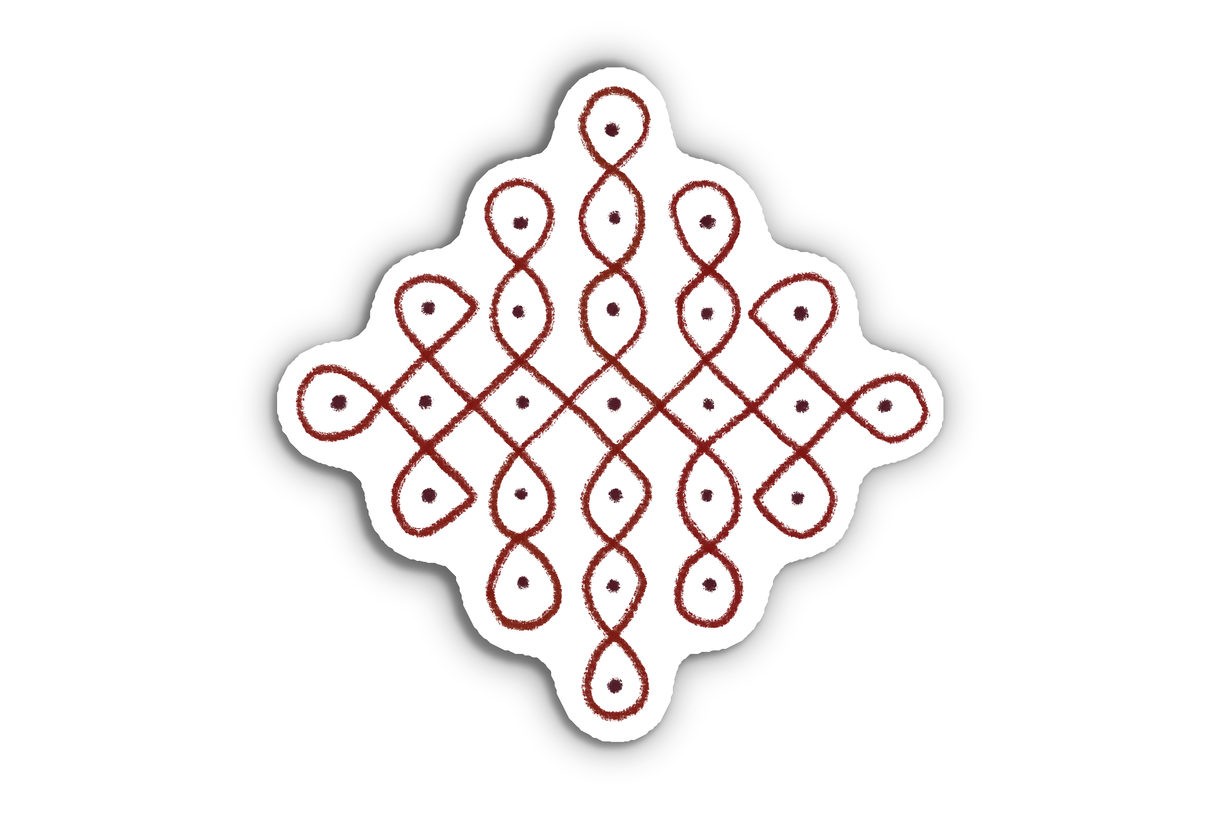 Sticker Kolam