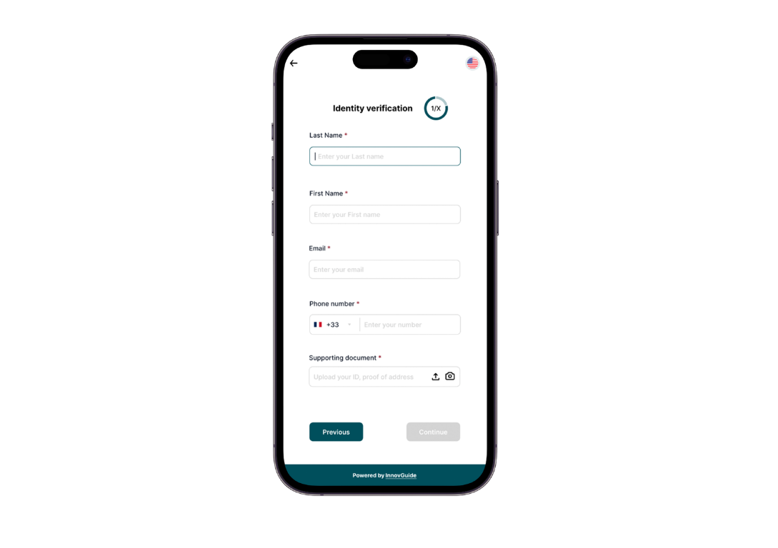 Mockup du projet InnovGuide