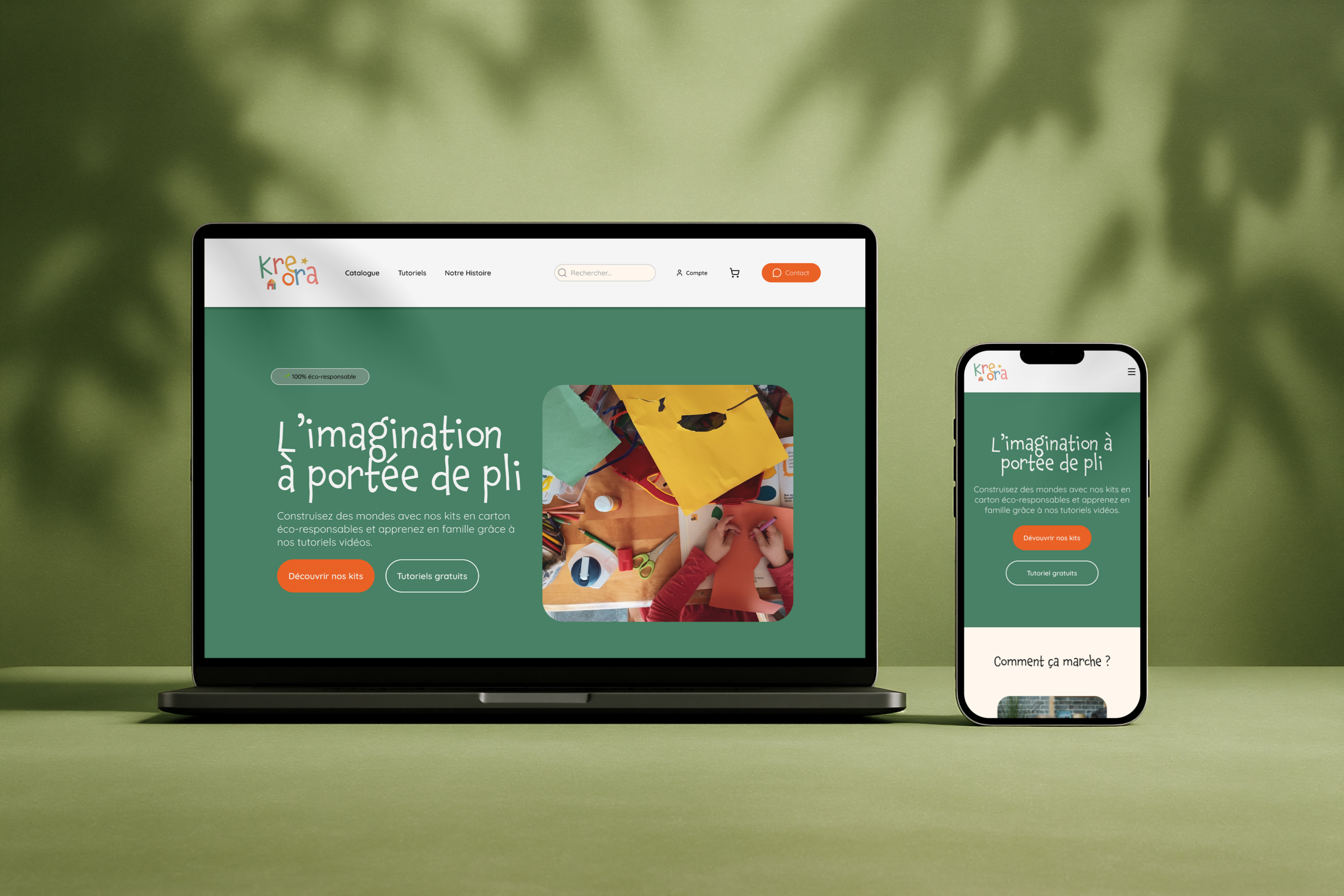 Site e-commerce d’activités créatives pour enfants