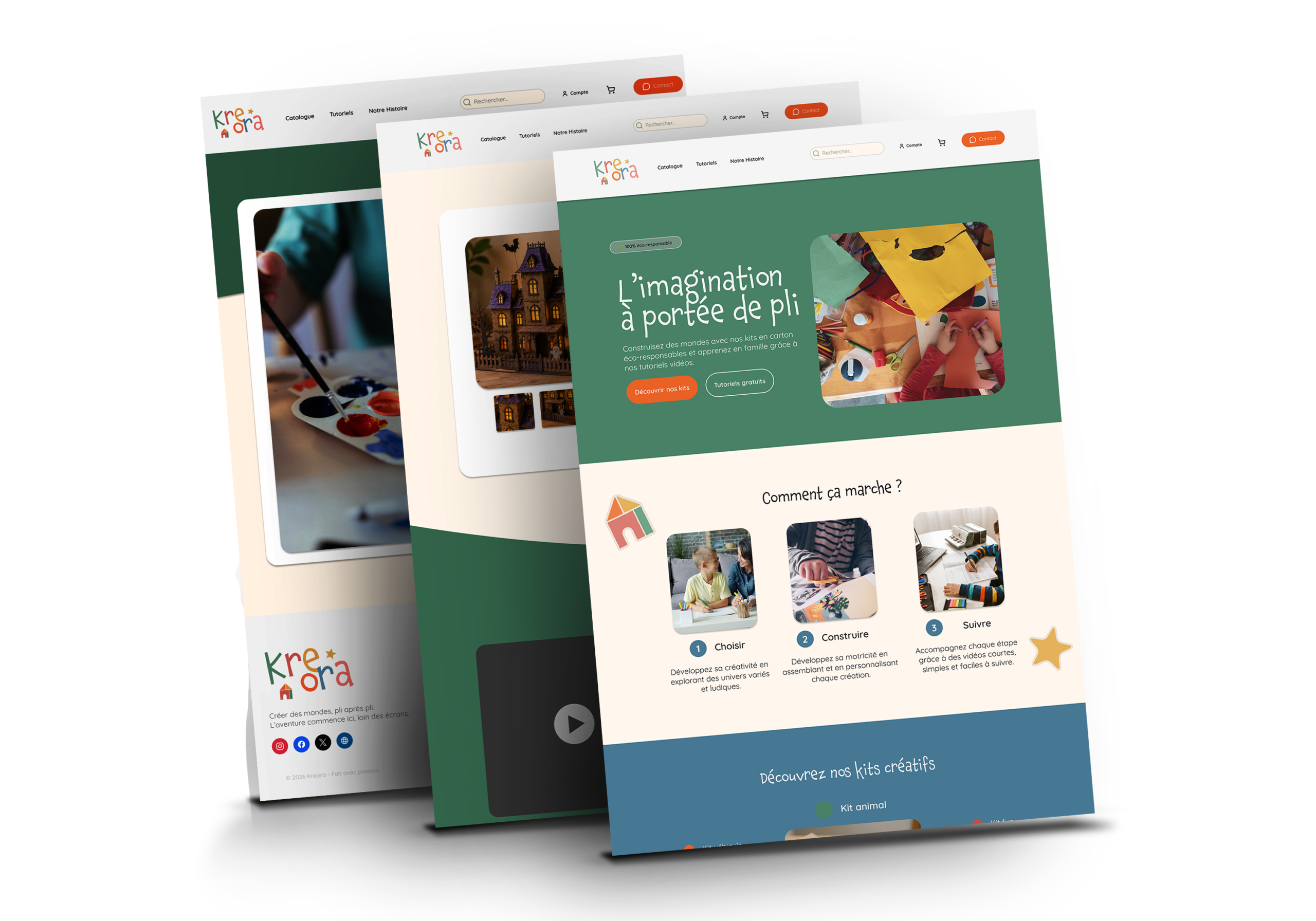 Mockup du projet e-commerce